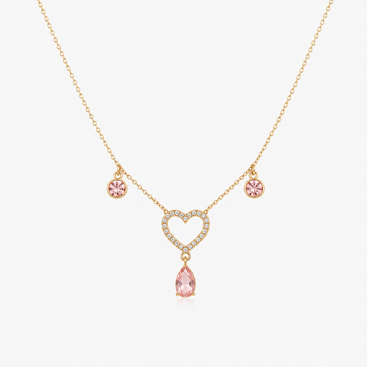Collana Cuore Rosa